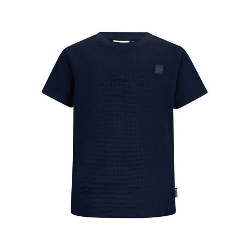 Retour Jeans T-shirt donkerblauw Jongens Stretchkatoen Ronde hals Effen - maat 116 afbeelding