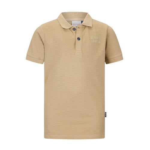 Retour Jeans polo zand Beige Jongens Katoen Polokraag Printopdruk - maat 158/164 afbeelding