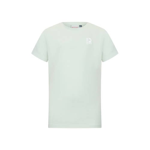 Retour Jeans T-shirt mintgroen Jongens Stretchkatoen Ronde hals Effen - maat 122/128 afbeelding