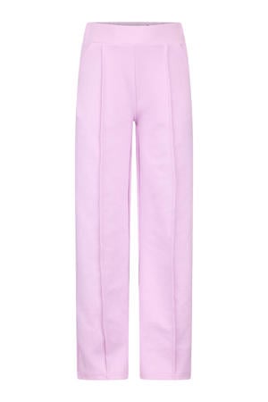 wide leg regular waist sweatpants lila