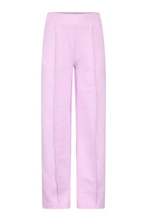 wide leg regular waist sweatpants lila