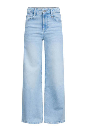 Skoura wide leg jeans light blue denim