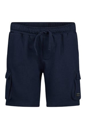 regular waist sweatshort donkerblauw