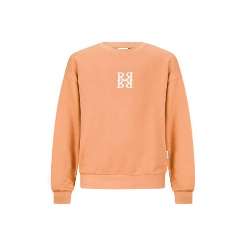 Retour Jeans sweater lichtoranje Printopdruk - maat 170/176 afbeelding