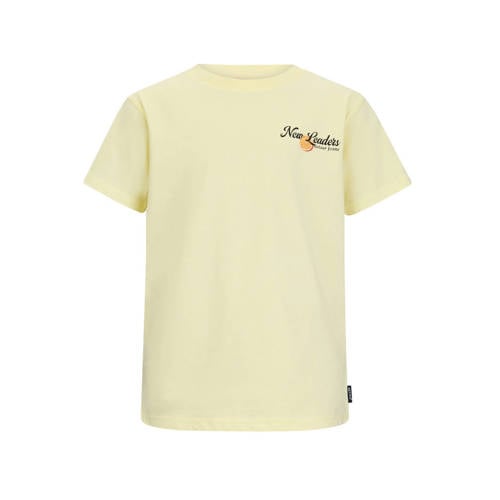 Retour Jeans T-shirt met backprint lichtgeel Jongens Katoen Ronde hals - maat 116 afbeelding