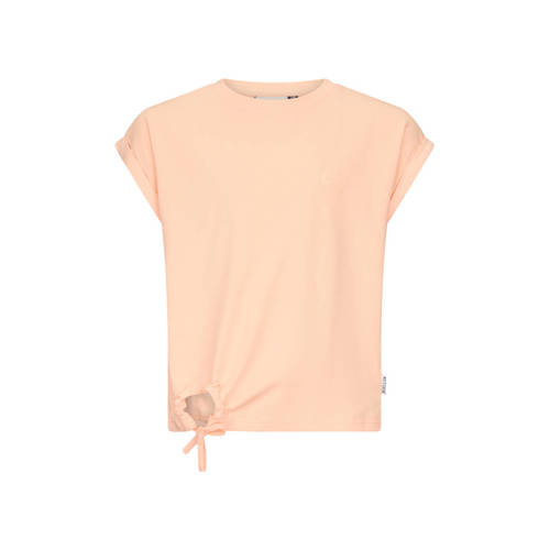 Retour Jeans T-shirt met backprint oranje Meisjes Katoen Ronde hals Backprint - maat 146/152 afbeelding