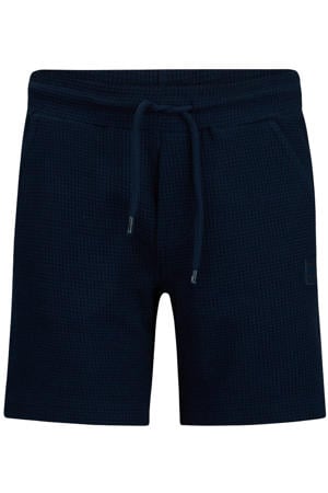 regular waist casual short donkerblauw