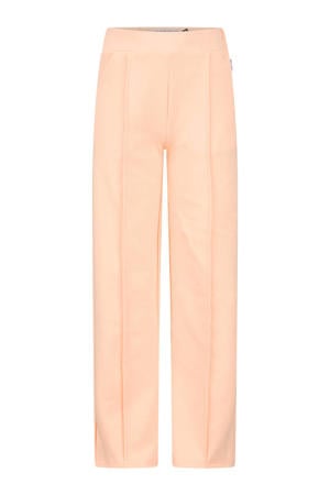 wide leg regular waist sweatpants oranje