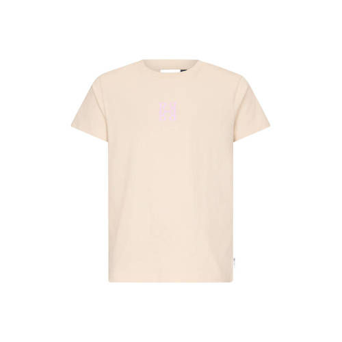 Retour Jeans T-shirt met backprint beige Meisjes Katoen Ronde hals Backprint - maat 170/176 afbeelding