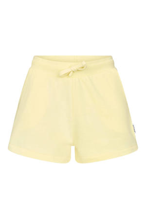 relaxed regular waist sweatshort lichtgeel