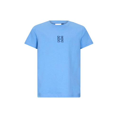Retour Jeans T-shirt met backprint lichtblauw Meisjes Katoen Ronde hals - maat 122/128 afbeelding