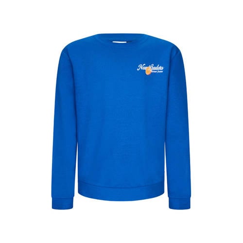 Retour Jeans sweater met backprint blauw Backprint - maat 182/188 afbeelding