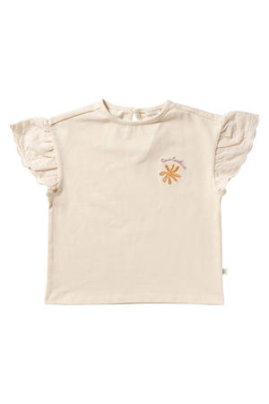 T-shirt broderie wit