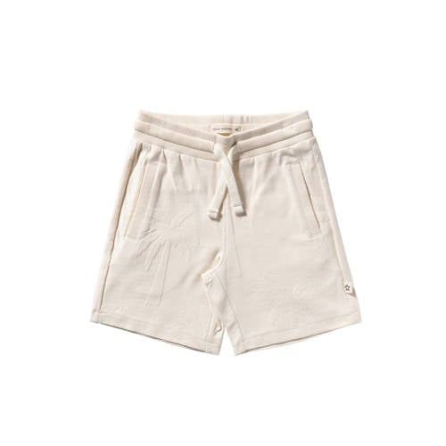 Your Wishes regular waist sweatshort ecru Korte broek Effen - maat 128 afbeelding