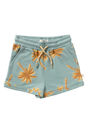 regular waist sweatshort blauw