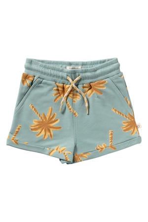 regular waist sweatshort blauw