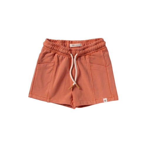Your Wishes regular waist sweatshort brique Korte broek Oranje Effen - maat 110 afbeelding
