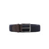 MANGO TEEN gevlochten riem blauw/bruin