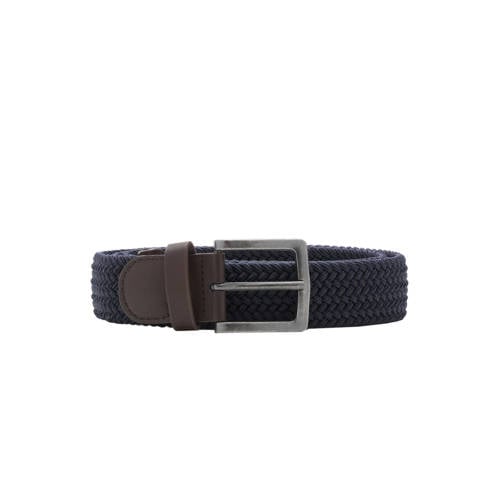 MANGO TEEN gevlochten riem blauw/bruin Jongens Polyester Meerkleurig - maat 175(M) afbeelding