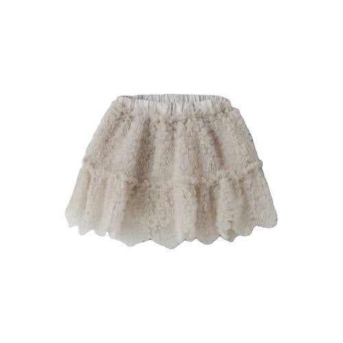 LIL' ATELIER MINI Rok Beige Meisjes Polyester Effen - maat 122 afbeelding