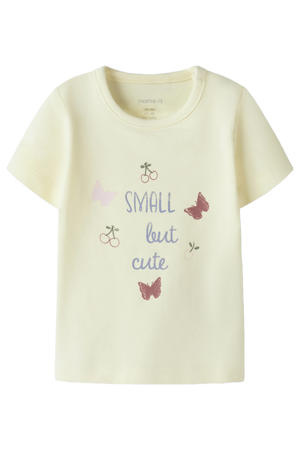 T-shirt lichtgeel