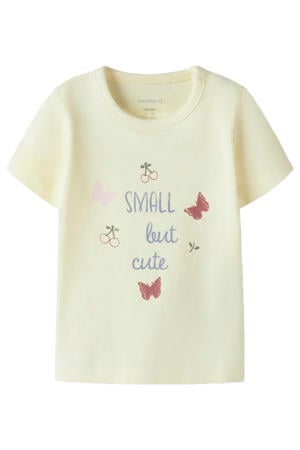 T-shirt lichtgeel
