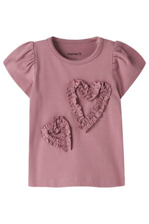 T-shirt met hartjes