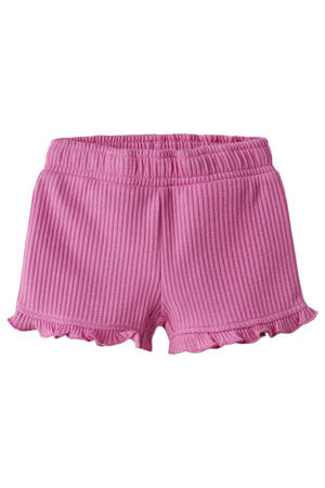 regular casual short roze gebreid