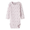 NAME IT BABY romper roze fijn gebreid