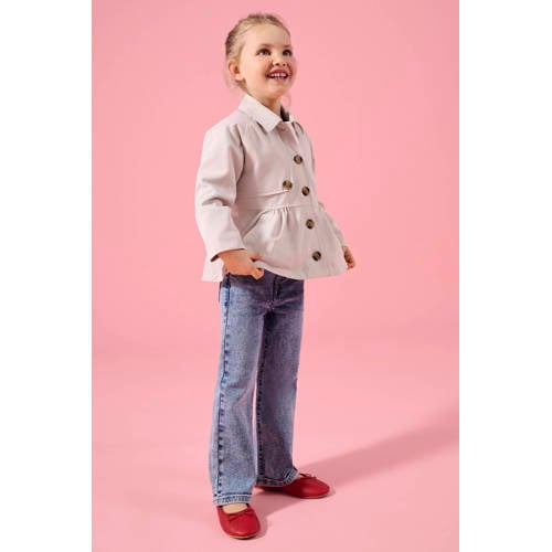 KIDS ONLY MINI KMGJUICY wide leg jeans light blue denim Blauw Effen - maat 92 afbeelding