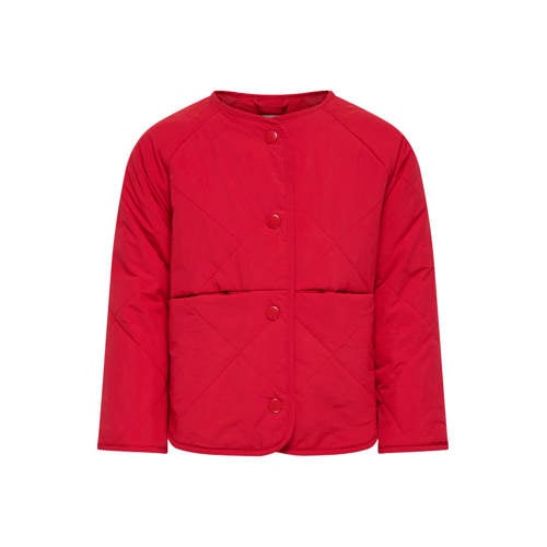KIDS ONLY MINI tussenjas rood Meisjes Nylon Ronde hals Backprint - maat 104 afbeelding