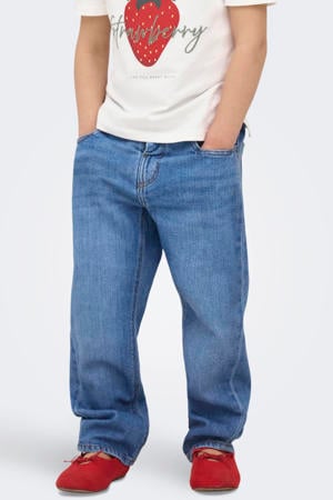 KMGVALENTINE straight leg jeans medium blue denim