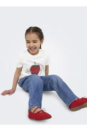 thumbnail: KIDS ONLY MINI T-shirt met backprint wit