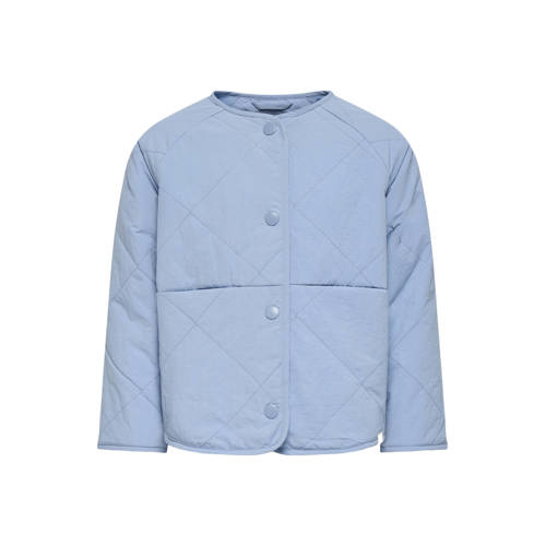 KIDS ONLY MINI tussenjas lichtblauw Meisjes Nylon Ronde hals Backprint - maat 110 afbeelding