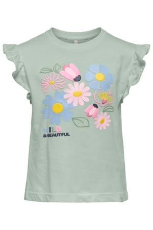 T-shirt zachtgroen