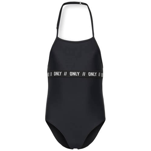 KIDS ONLY GIRL halterbadpak zwart Meisjes Polyamide Effen
