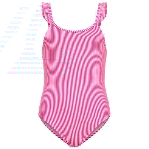 KIDS ONLY GIRL badpak KOGSUNNY roze/wit Meisjes Polyester Streep