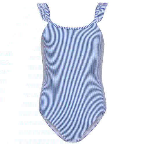 KIDS ONLY GIRL badpak KOGSUNNY blauw/wit Meisjes Polyester Streep