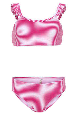 crop bikini roze