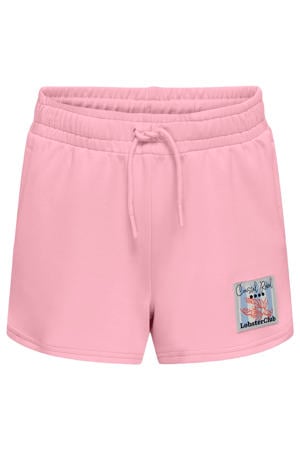 loose sweatshort roze