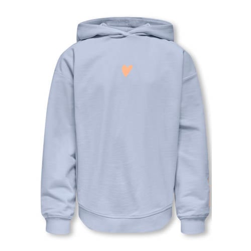 KIDS ONLY GIRL hoodie met backprint lichtblauw Sweater Backprint - maat 134/140 afbeelding