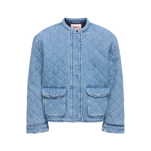 KIDS ONLY GIRL denim spijkerjas light blue denim Blauw - maat 158 afbeelding