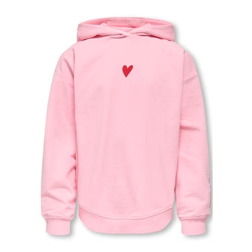 KIDS ONLY GIRL hoodie met backprint roze Sweater Backprint - maat 158/164 afbeelding