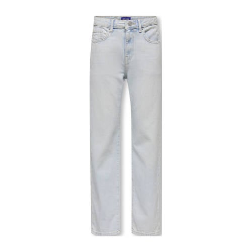 ONLY & SONS JUNIOR OSJEDGE straight leg jeans light blue denim Blauw Effen - maat 164 afbeelding