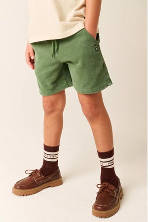 regular waist sweatshort groen