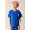 Tumble 'n Dry T-shirt blauw met textuur