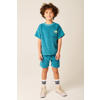 Tumble 'n Dry T-shirt blauw met textuur
