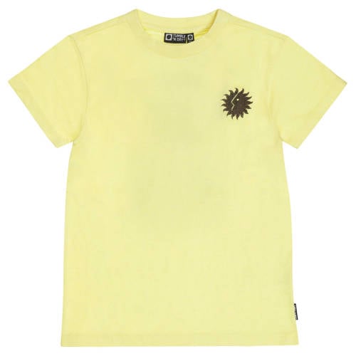 Tumble 'n Dry T-shirt met backprint geel Jongens Katoen Ronde hals Backprint - maat 104 afbeelding