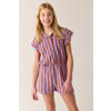 Tumble 'n Dry gestreepte playsuit lila