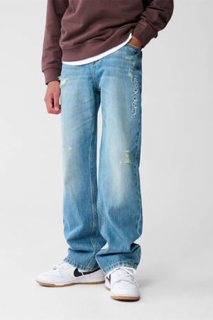 baggy jeans medium blue denim